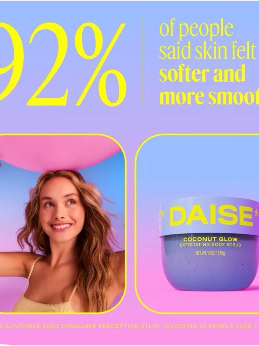 Coconut Glow Exfoliating Body Scrub — Blue - Picture 4 of 8